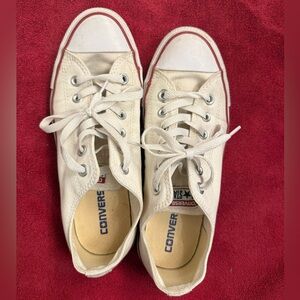 Converse Off-White Canvas Sneakers